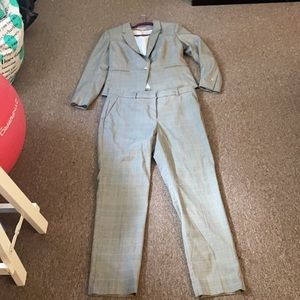 H&M Plaid Work Blazer: MATCHING SET
